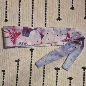 JUNK Floral Hairband - Lavender and Crimson